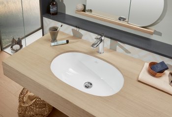 Раковина под столешницу Villeroy & Boch O.novo, овальный, 60×35 см, белый